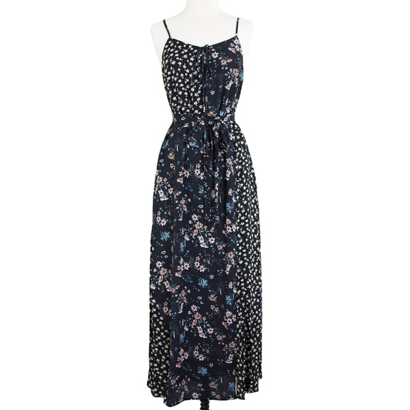 MYSTREE Mixed Floral Print Maxi Dress - Picture 1 of 4